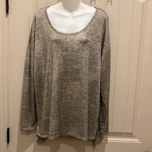 Lane Bryant Women’s Size 18/20 Hi-Lo Sparkly Slinky Stretchy Pullover Top